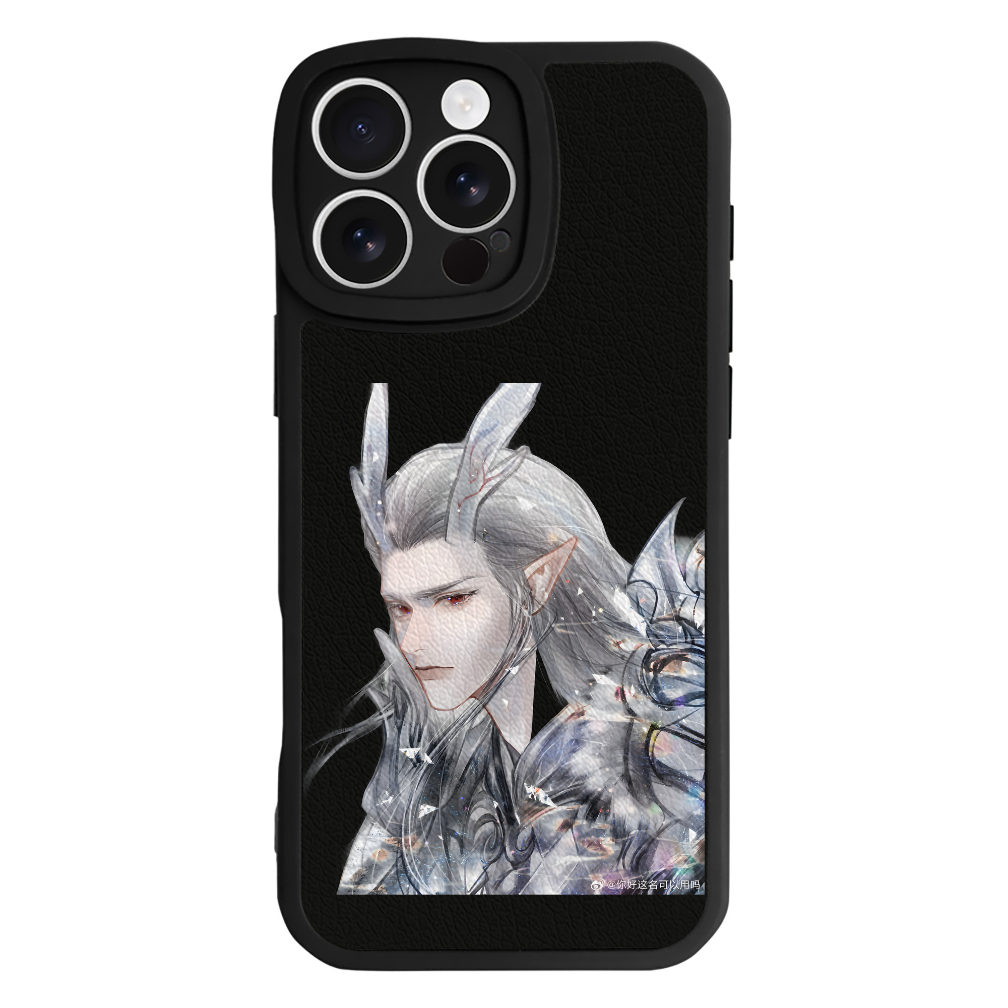 （画像用） Ne Zha 2 ナタ 魔童の大暴れ 【iPhone 16シリーズ対応】シリコンスマホケース（レザー調） 材質：シリコン
